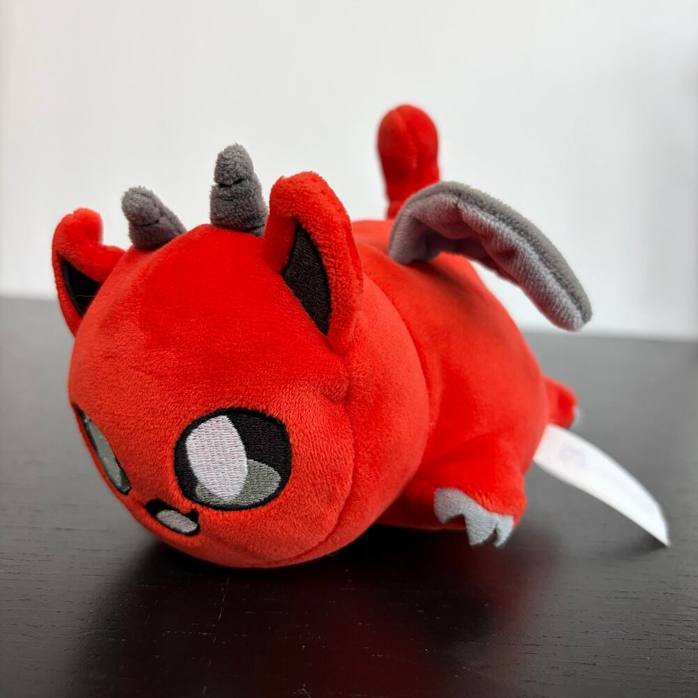 Aphmau MeeMeows Litter 2 Mystery Surprise Plush 6" Red Dragon Cat